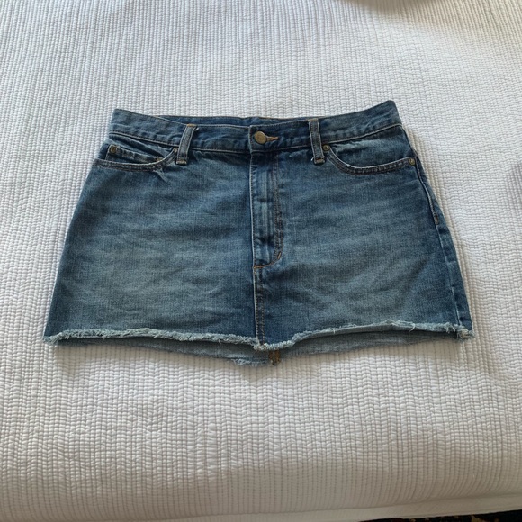 Free people denim mini skirt - Picture 1 of 3